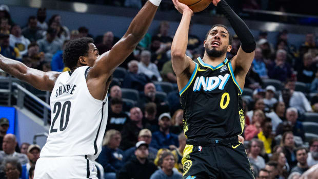 Indiana Pacers guard Tyrese Haliburton Brooklyn Nets